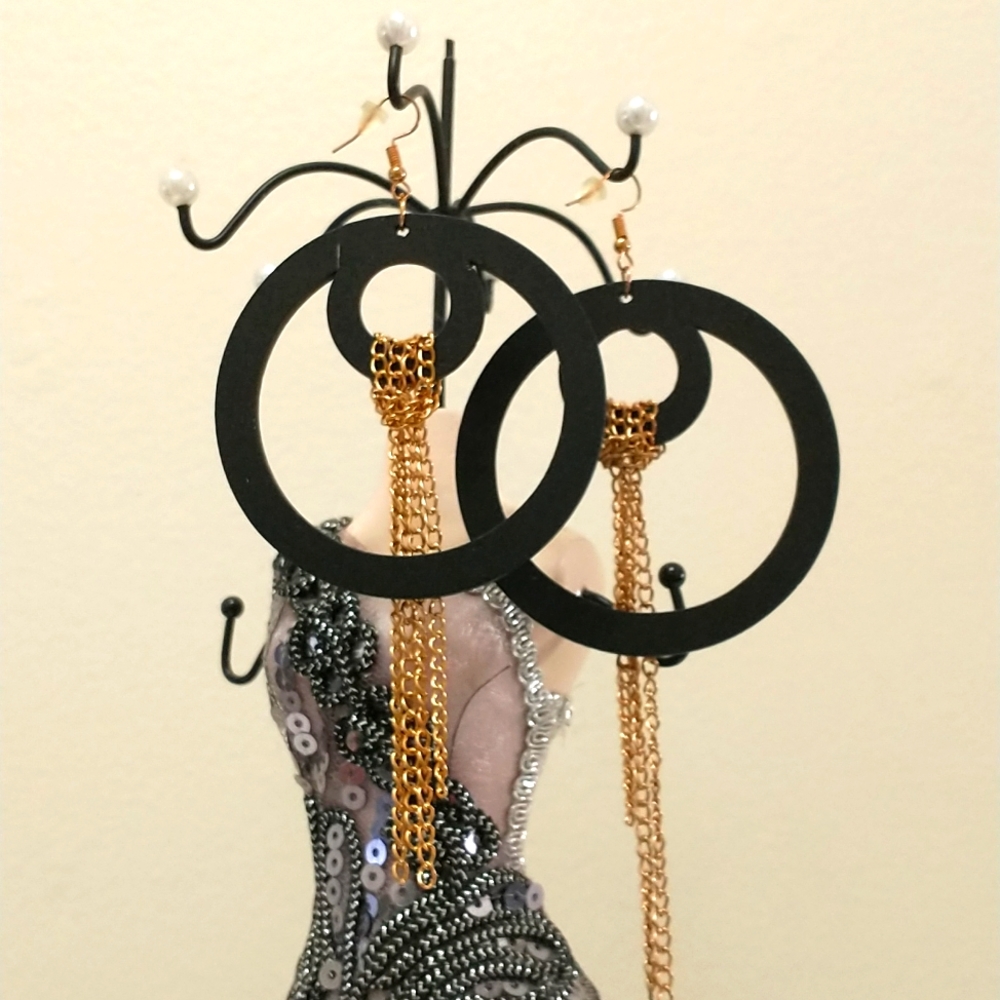"Rockstar" earrings by Natural Girls Rock